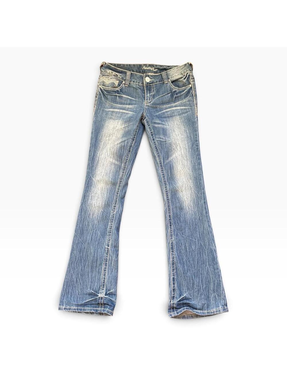 Y2K low rise flare jeans
